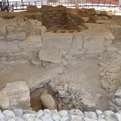 Kourion, Eustolios house, Foundation with hypocaustum