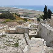 Kourion, Eustolios house, view to the sea