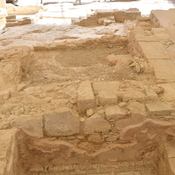 Kourion, Eustolios house, interior with mosaic