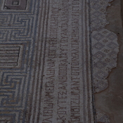 Kourion, Eustolios house, Greek Christian inscription
