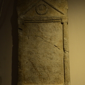 Lapithos, Votive stele with Greek inscription, a dedication of 51 adolescents to the Gymnasium of Lapithos