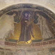 Kiti, Church of Panagia Angeloktistis, Interior apse with mosaic of St Mary