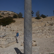 Amathous, Agora, Sanctuary, column with spiral flutes