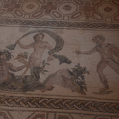 Nea Paphos, House of Dionysus, Room 16 with mosaic presenting Apollo and Daphne