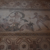 Nea Paphos, House of Dionysus, Room 16 with mosaic presenting Apollo and Daphne