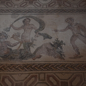 Nea Paphos, House of Dionysus, Room 16 with mosaic presenting Apollo and Daphne