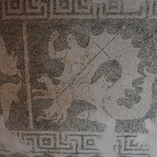 Nea Paphos, House of Dionysus, Room 1 with mosaic presenting Scylla