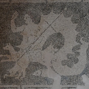 Nea Paphos, House of Dionysus, Room 1 with mosaic presenting Scylla