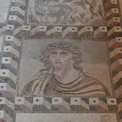 Nea Paphos, House of Dionysus, Room 3 with mosaic presenting the four seasons
