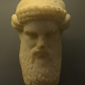 Nea Paphos, Hellenistic house, Portrait of Hermes