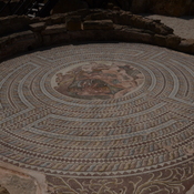 Nea Paphos, House of Theseus, Mosaic presenting Theseus killing the Minotaur