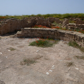 Nea Paphos, House of Theseus, Remains of throneroom