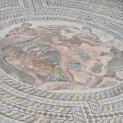 Nea Paphos, House of Theseus, Mosaic presenting Theseus killing the Minotaur