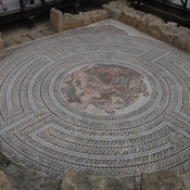 Nea Paphos, House of Theseus, Mosaic presenting Theseus killing the Minotaur