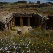 Nea Paphos, Royal tomb 5, Atrium with columns