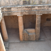 Nea Paphos, Royal tomb 3, Atrium with Doric columns