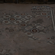 Nea Paphos, Chrysopolitissa, Geometric mosaic in the atrium of the basilica