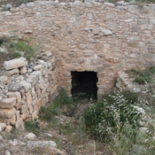 Old Paphos, Siege Mound near the walls at Marchellos, entrance tunnel