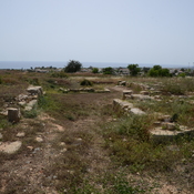 Old Paphos, Siege Mound near the walls at Marchellos, gate