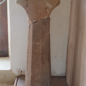Old Paphos, Siege Mound near the walls at Marchellos, lotus-shaped votive column