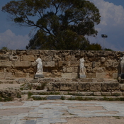 Salamis, Gymnasium, statues