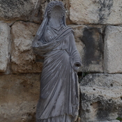 Salamis, Gymnasium, faceless statue of a woman