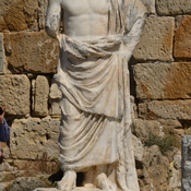 Salamis, Palaestra, headless statue of a man