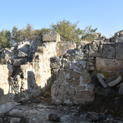 Salamis, Remains of the Kampanopetra basilica, wall