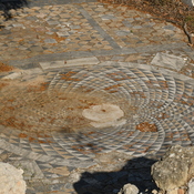 Salamis, Remains of the Kampanopetra basilica, mosaic