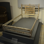 Salamis, Royal tomb 79, Bed, made of wood covered with ivory plaques decorated in relief with Egyptian motifs