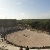 Salamis, Theater, Scene and seats