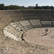 Salamis, Theater, Scene and seats