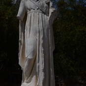 Salamis, Theater, Headless statue of a female