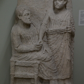 Soloi, Funerary stele  with dexiosis