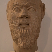 Soloi, Limestone head of a satyr