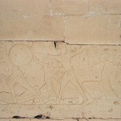 Abydos, Temple for Ramesses II, Relief of the Battle of Kadesh, Soldiers capturing enemies