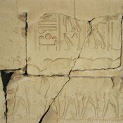 Abydos, Temple for Ramesses II, Relief of the Battle of Kadesh, Marching soldiers