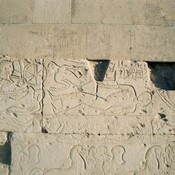 Abydos, Temple for Ramesses II, Relief of the Battle of Kadesh, People killed in action