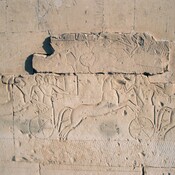 Abydos, Temple for Ramesses II, Relief of the Battle of Kadesh, Soldiers with POWs