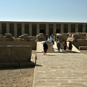 Abydos, Temple of Sety I, Approach