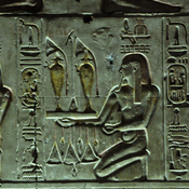 Abydos, Temple of Sety I, Relief with offering