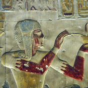 Abydos, Temple of Sety I, Relief