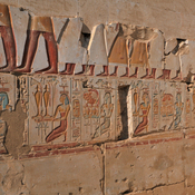 Abydos, Temple of Sety I, Relief with people offering presents