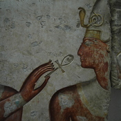Abydos, Blessing with an ankh of Ramesses II