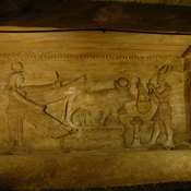 Alexandria, Catacombs, Sacrifice of a bull in relief