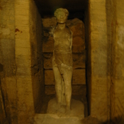Alexandria, Catacombs, Statue of a male