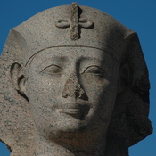 Alexandria, Serapeum, Head of sphinx Horemheb
