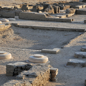 Amarna, Partially restored palace, said to have belonged to Nefertite