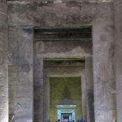 Edfu, Horus Temple, Interior with Hathor columns