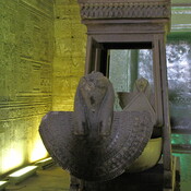 Edfu, Horus Temple, Statue of Horus